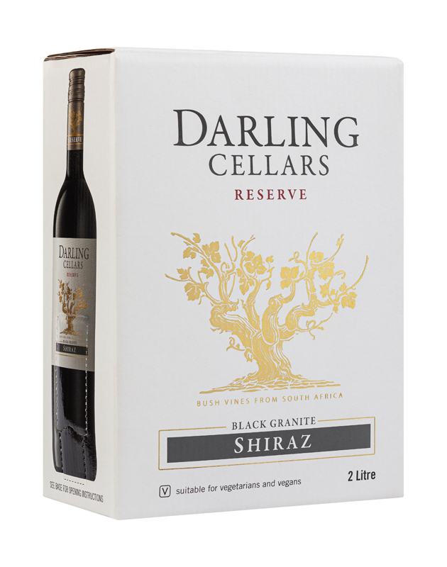 Darling Cellars Reserve Black Granite Shiraz 2l Bag in Box