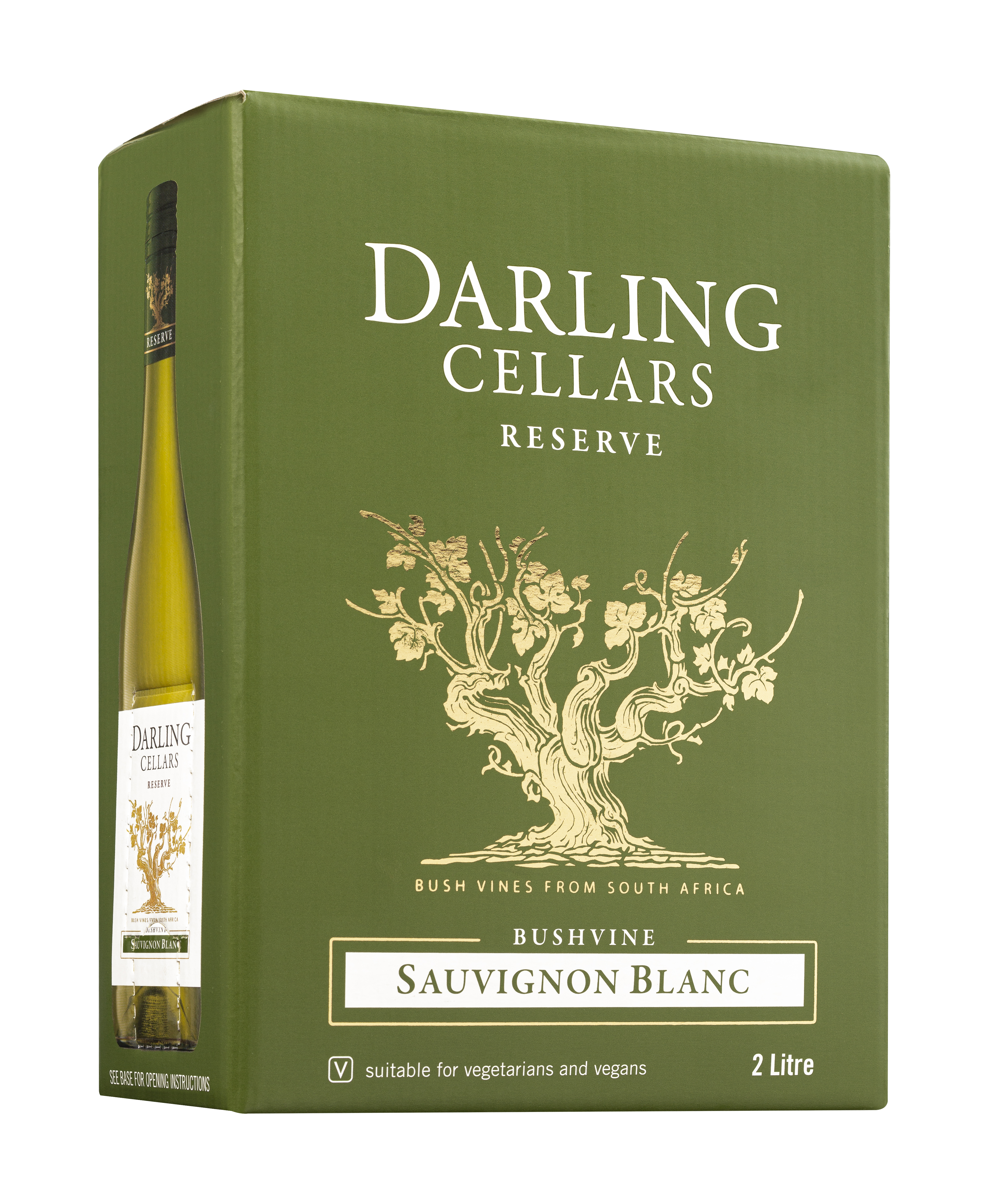 Darling Cellars Bushvine Sauvignon Blanc 2l Bag in Box - Darling